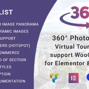 360° Photo Viewer (Virtual Tour) for Elementor, Gutenberg and WPBakery 2.2.3 GPL