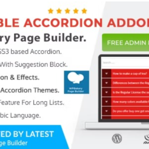 Ultimate Searchable Accordion – WPBakery Page Builder Addon 1.1.6 GPL