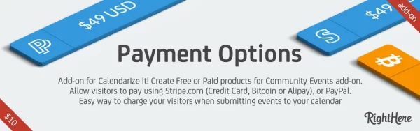 Payment Options for Calendarize it! (Legacy) 2.0.3.79957 GPL